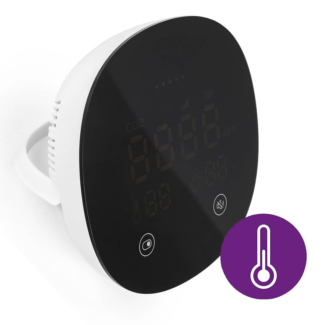 Elektroniczny termometr pokojowy 3w1